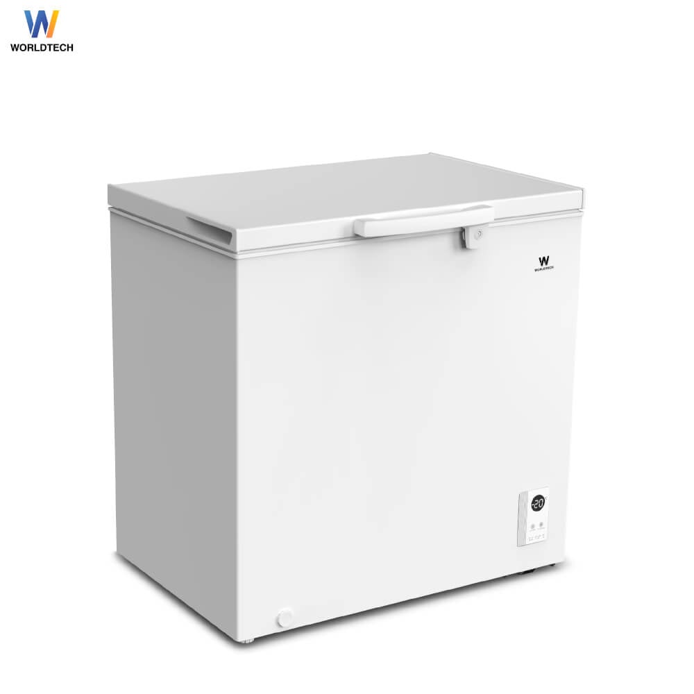  ตู้แช่ 2 ระบบ Electric WORLDTECH รุ่น WT-FZE200 ขนาด 7 คิว ความจุ 199 ลิตร สีขาว